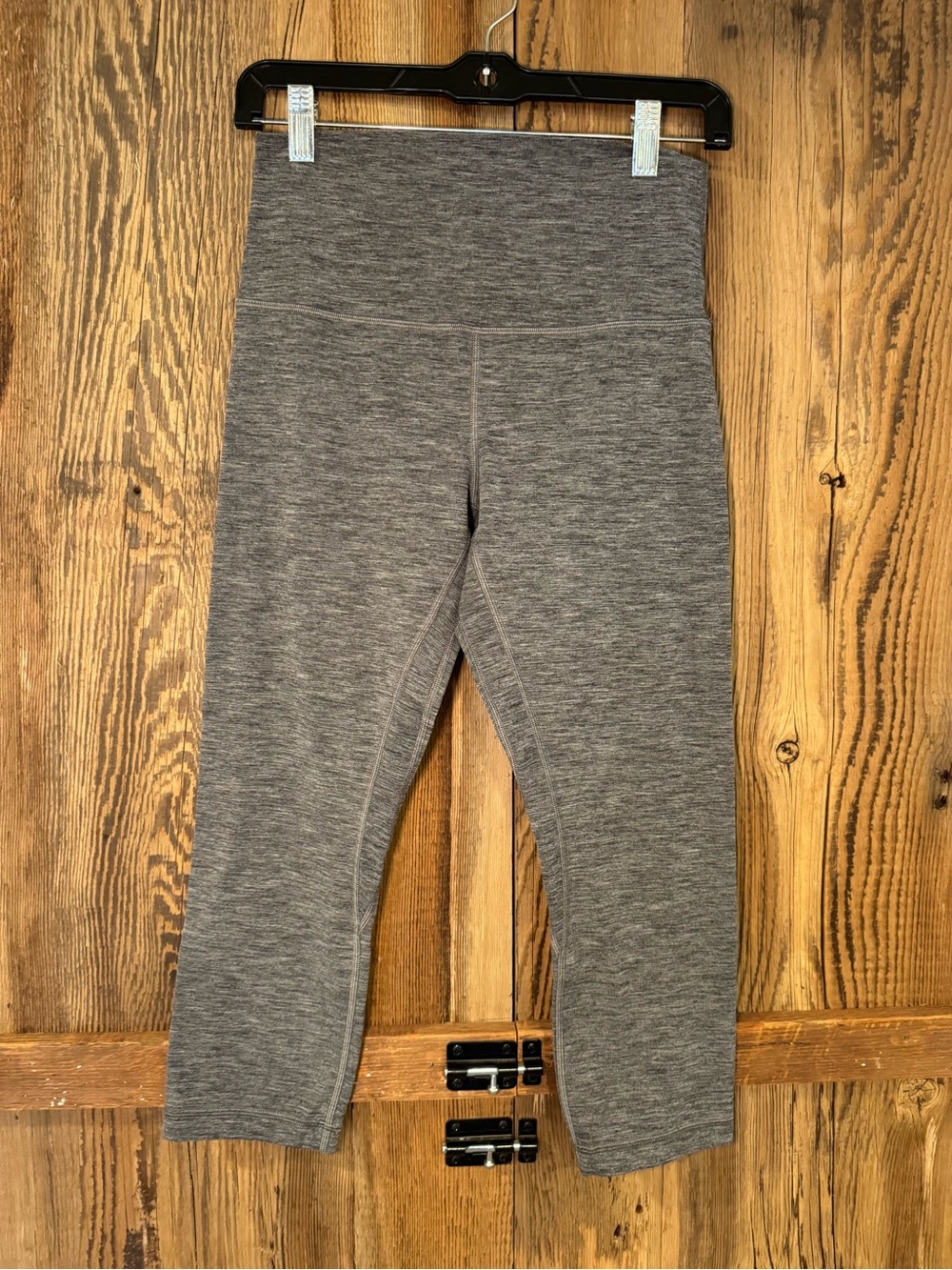 lululemon athletica  Heather Gray High-Waist Capri  Leggings